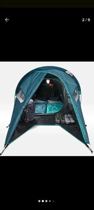 Barracas de Camping para 2 Pessoas.  barraca  bem conservada, usada poucas  vezes 