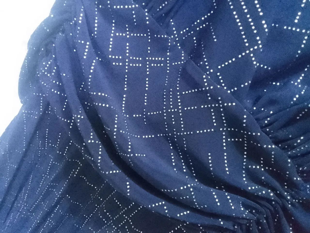 Vestido M Marinho com Prata - Foto 3