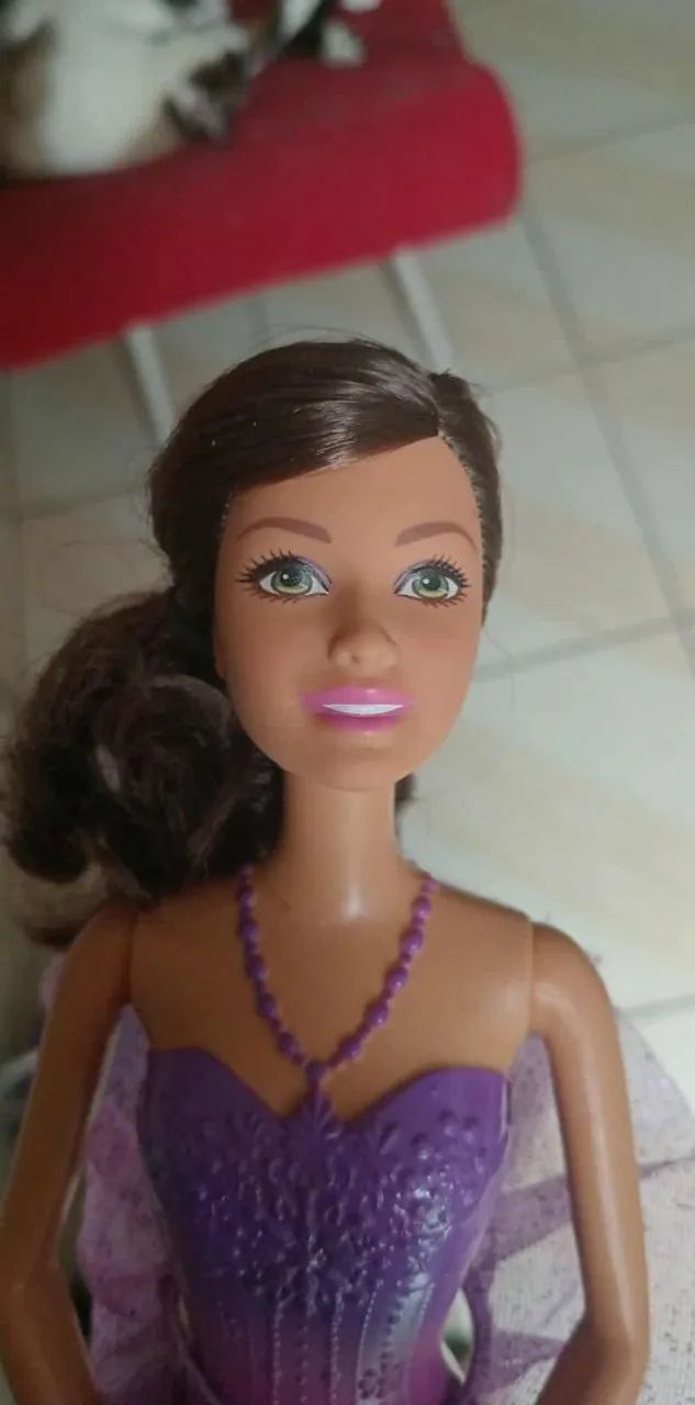 Boneca Barbie bailarina morena - Foto 2