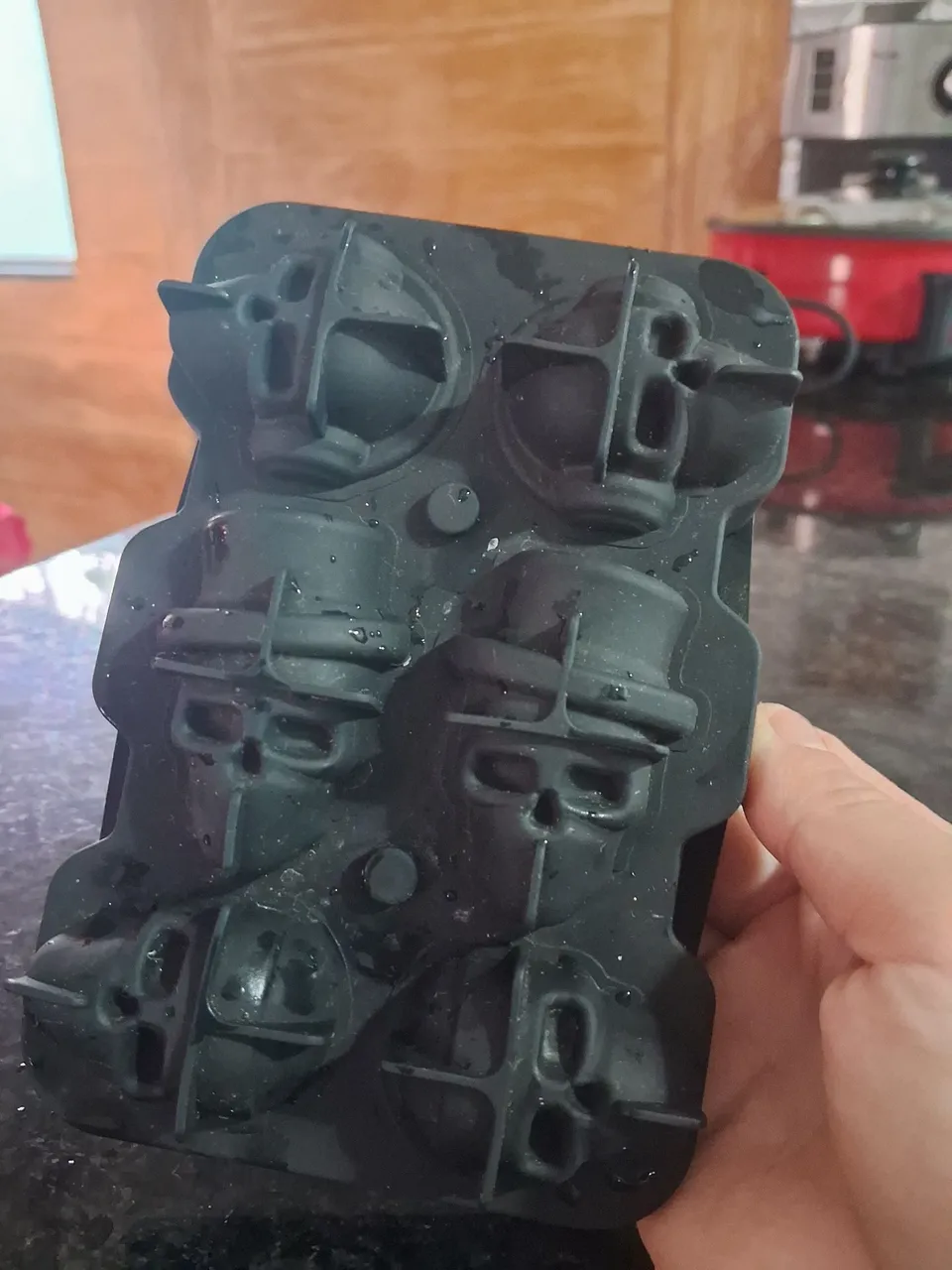 Forma de Gelo Caveira - Deixe seu drink assustador!