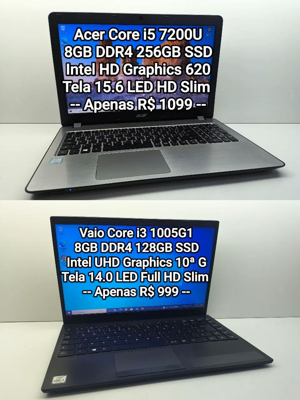 Notebooks e PCs Disponíveis para venda com 06 meses de garantia! - Foto 3