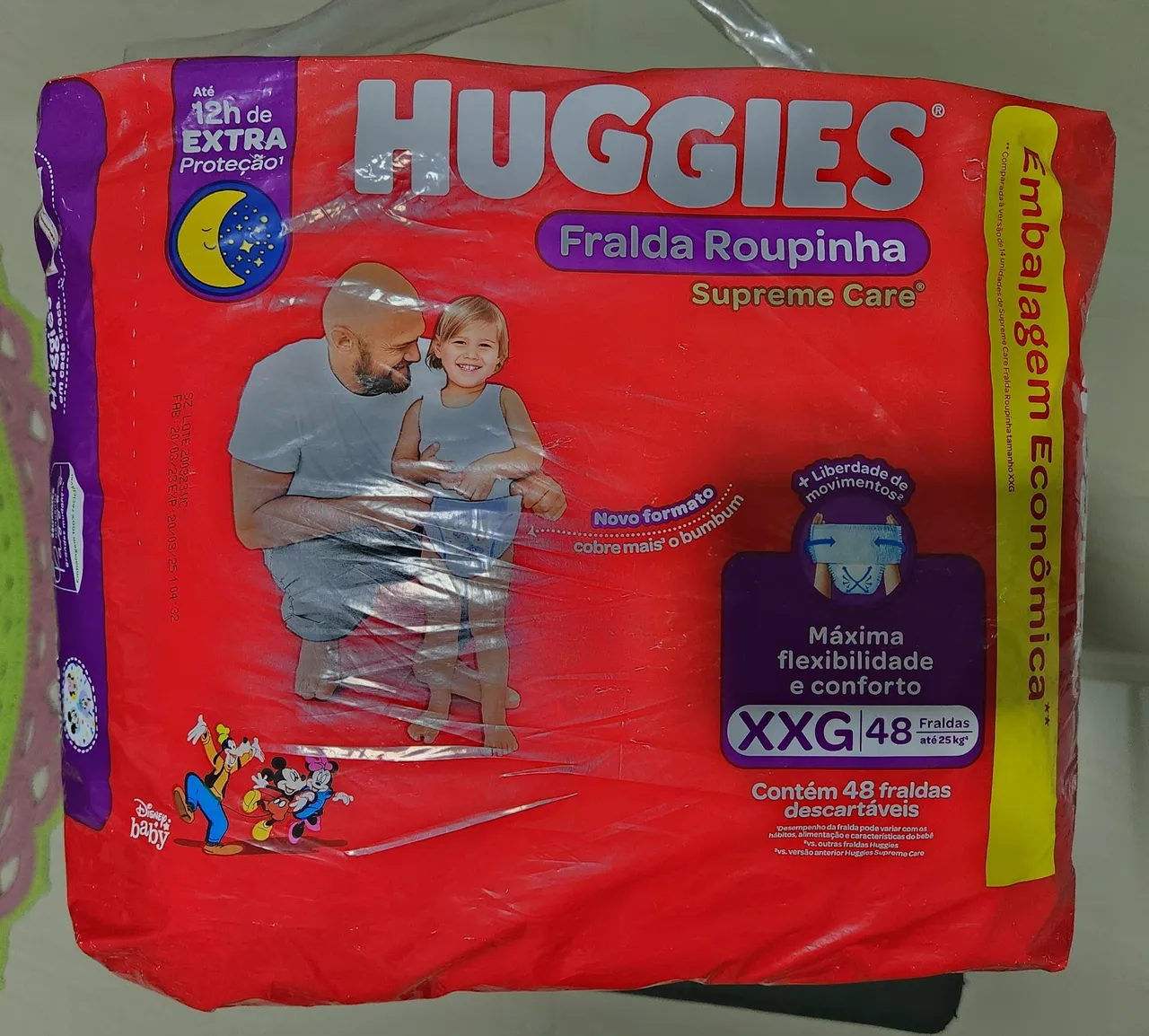 Fralda Roupinha Huggies Supreme Care XXG 48 unidades