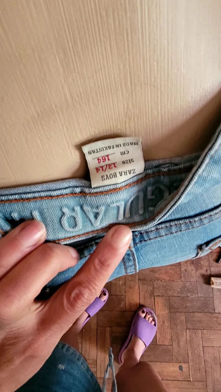 Calça Jeans Zara 38 - Foto 4