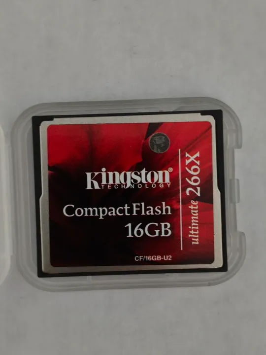 Memória Flash Kingston 16GB Compact Flash Ultimate 266X