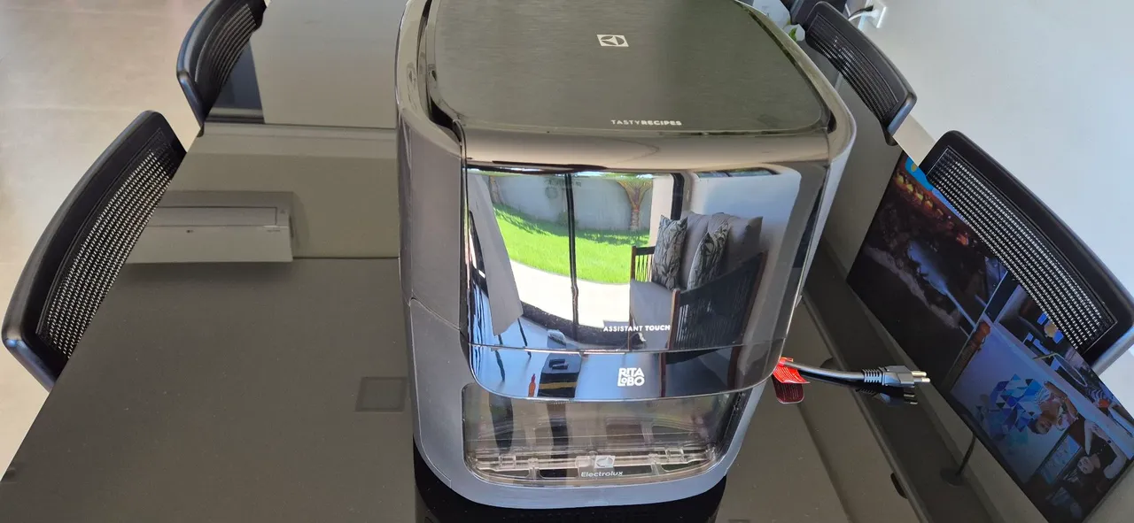 Fritadeira Airfryer Oven Electrolux Experience Digital 12L Rita Lobo Grafite.