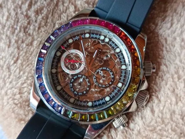 Relógio Pagani Design rainbow automático - Foto 4