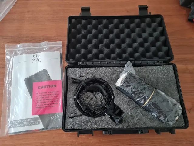 (FRETE GRATIS) Microfone MXL 770 Na Caixa - com estojo e shockmount.