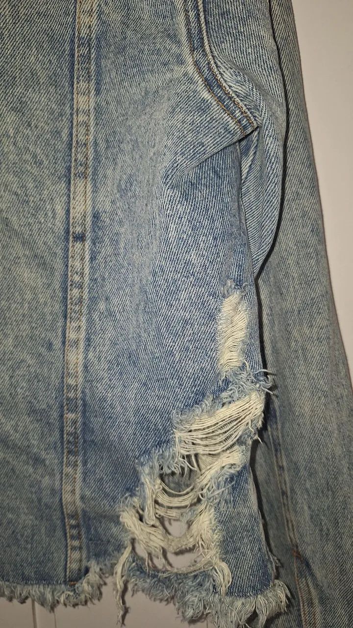 Jaqueta jeans feminina destroeyd  - Foto 5