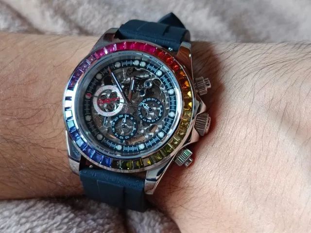 Relógio Pagani Design rainbow automático - Foto 2
