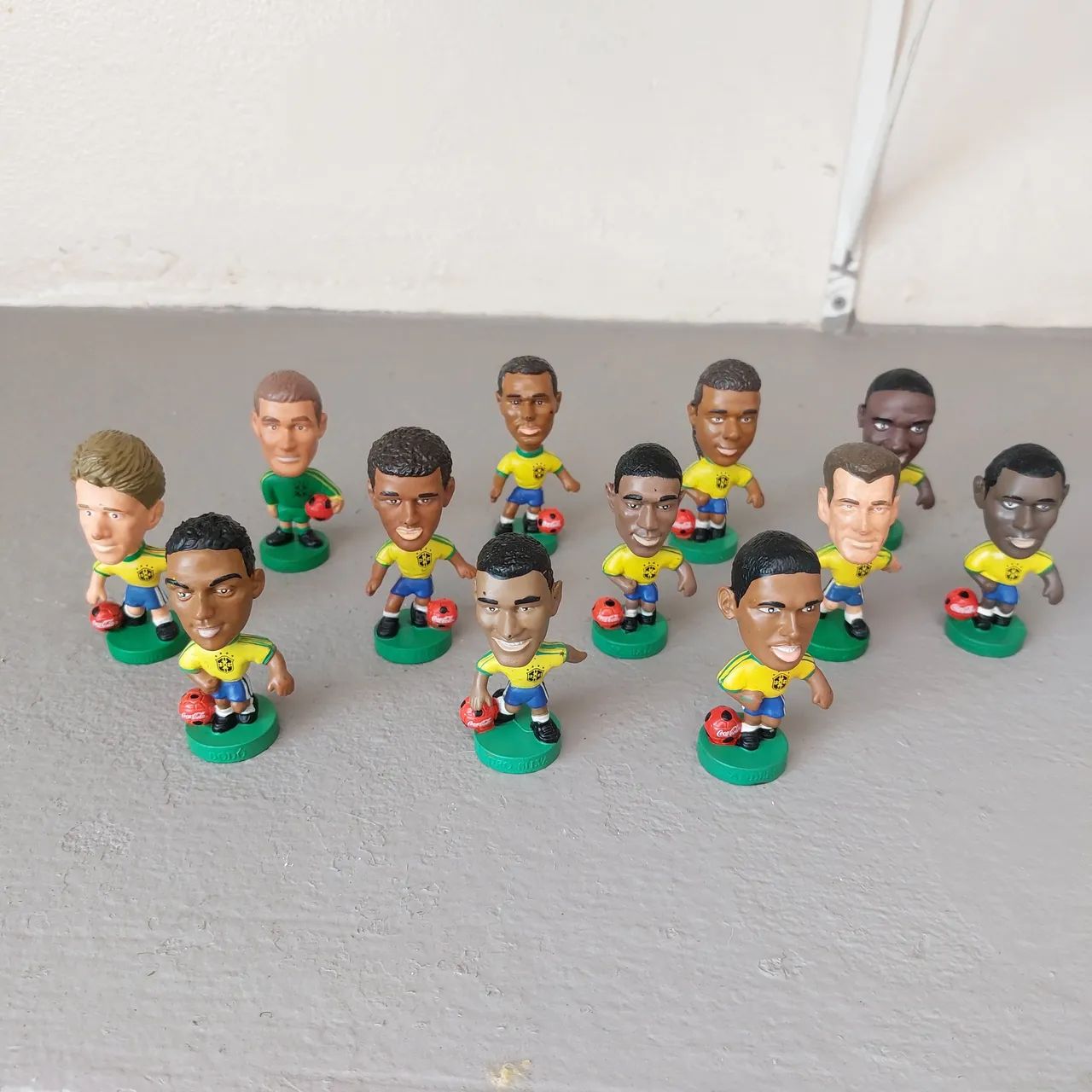 Bonecos Mini Craques Coca Cola 1998