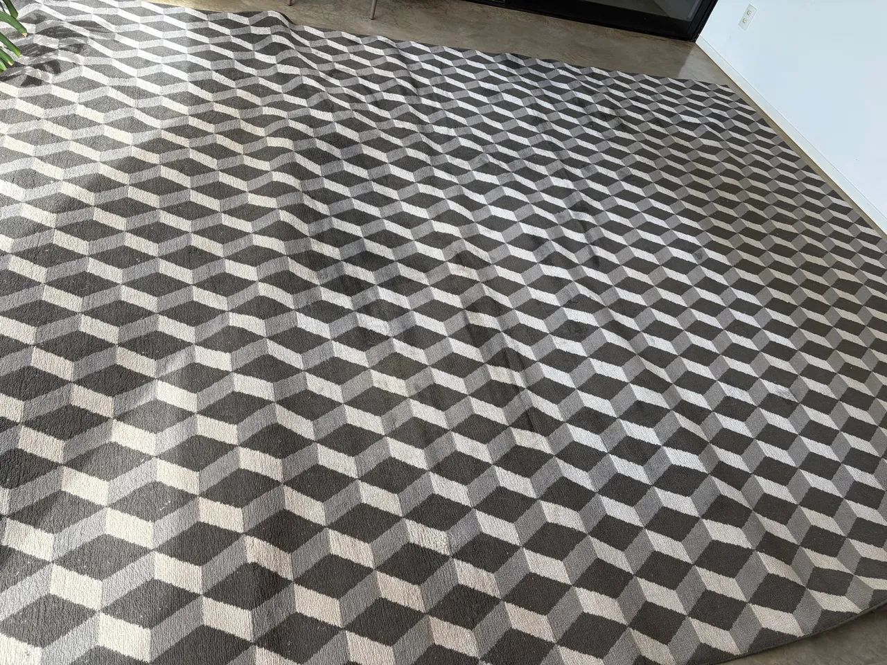 Tapete geométrico moderno, tamanho 4x3M - Foto 2