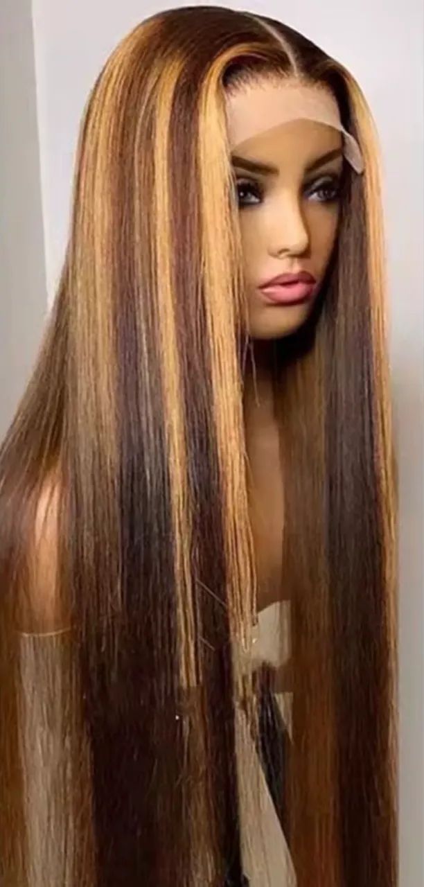 LACE FRONT CABELO HUMANO 75 cm MORENA ILUMINADA  - Foto 2