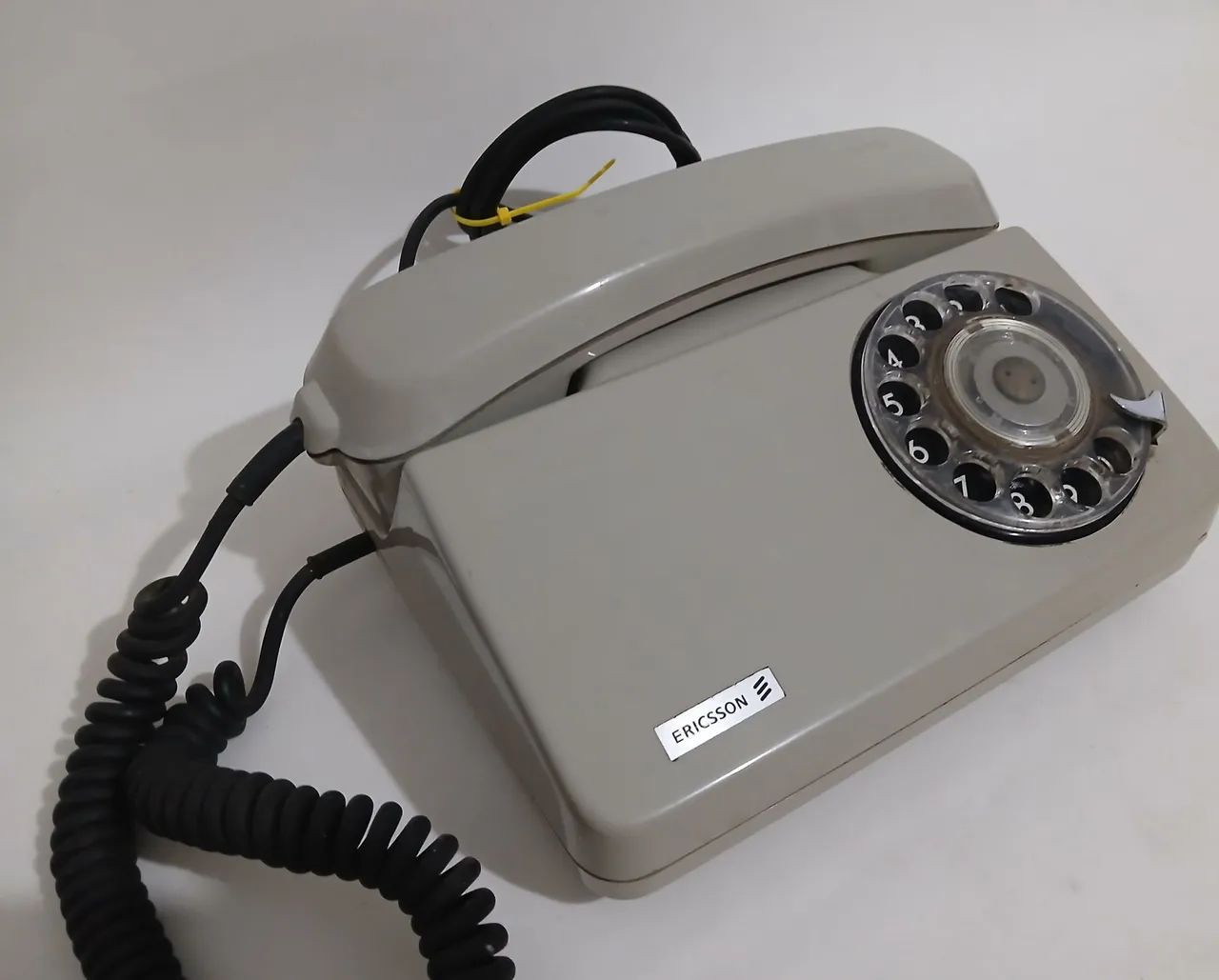 Telefone de Mesa da Marca Ericsson Cinza anos 80 - Foto 4