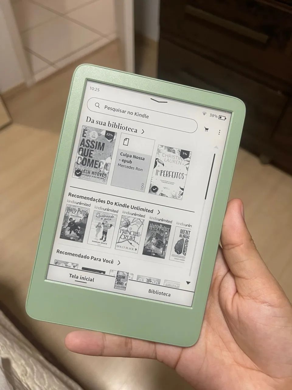 Novo Kindle (16 GB - modelo 2024) - Verde - Foto 2