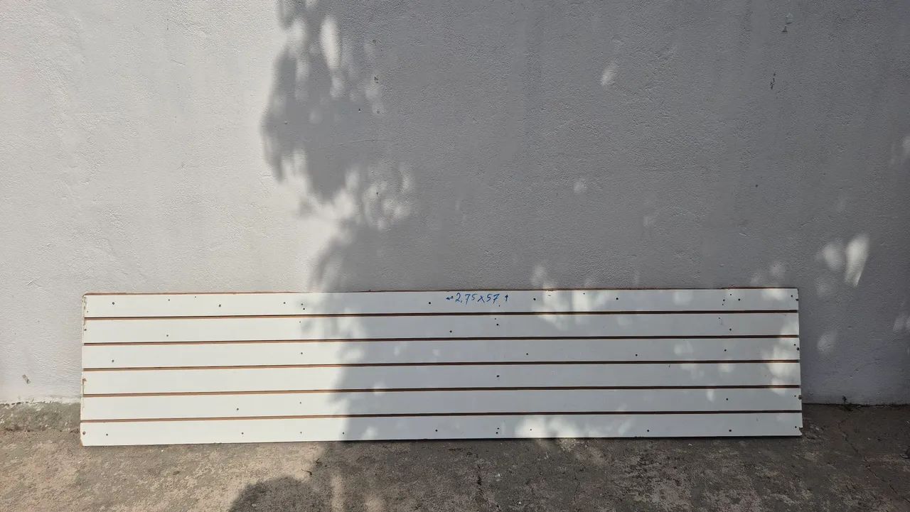 Painel Canaletado Branco MDF