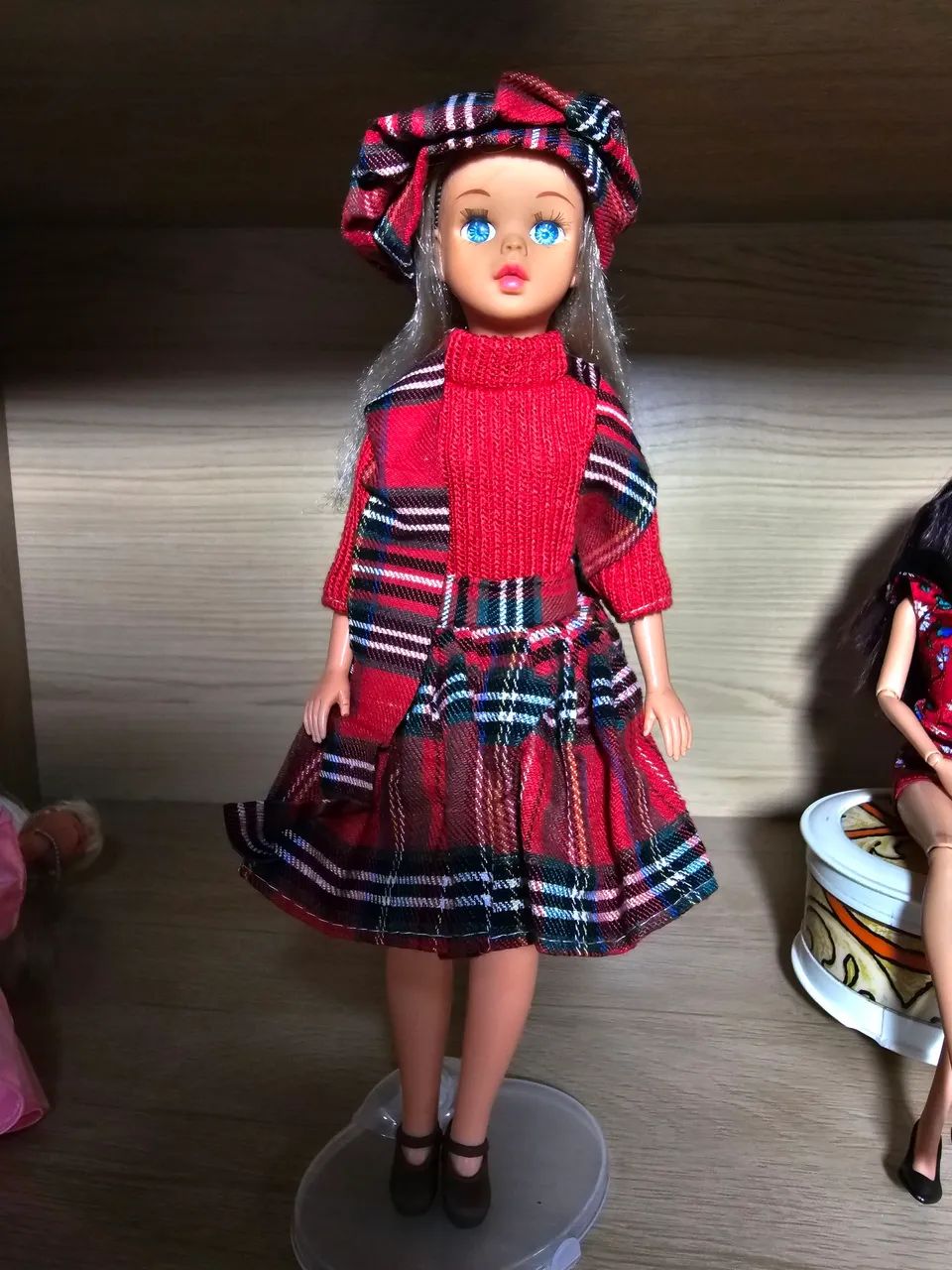 Conjunto de roupa xadrez 