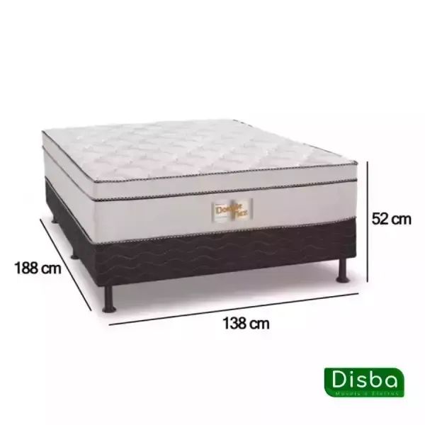 Cama Box Casal conjugada New Double Flex Reconflex - Foto 2