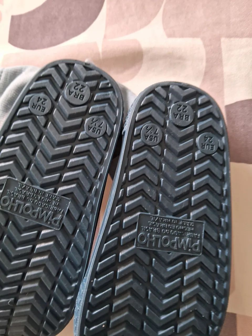 Par de Sapatinhos Pimpolho Bebê - Tamanho 22