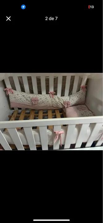 Kit berço + 3 bolsas