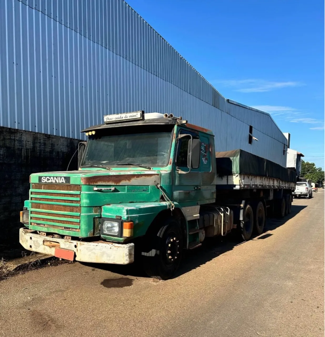 Scania T112 HS 1988 com motor 113 · Carreta 1997