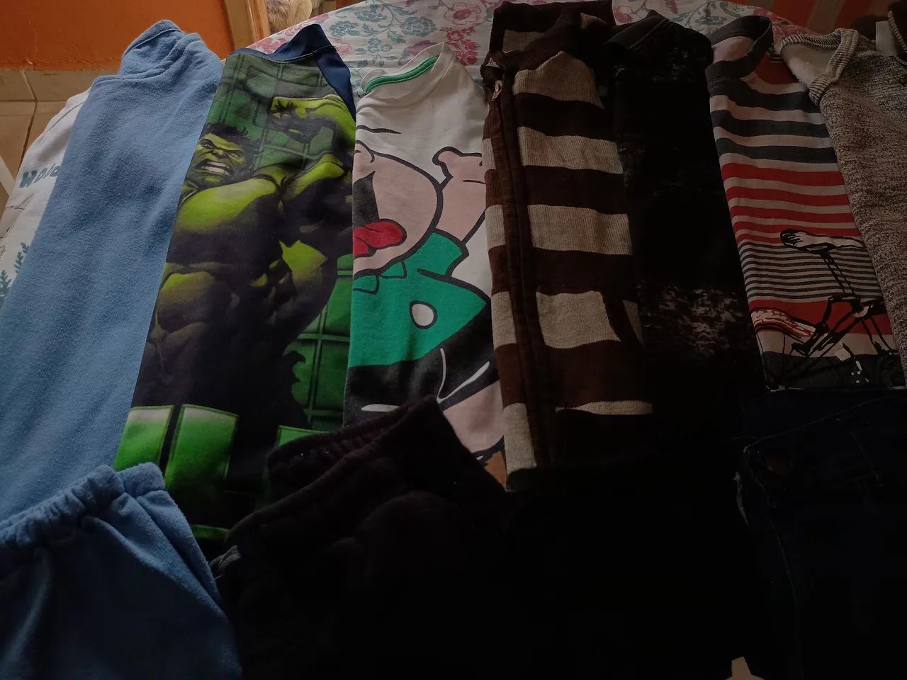 Lotinho de inverno menino 4 anos 15 peças 