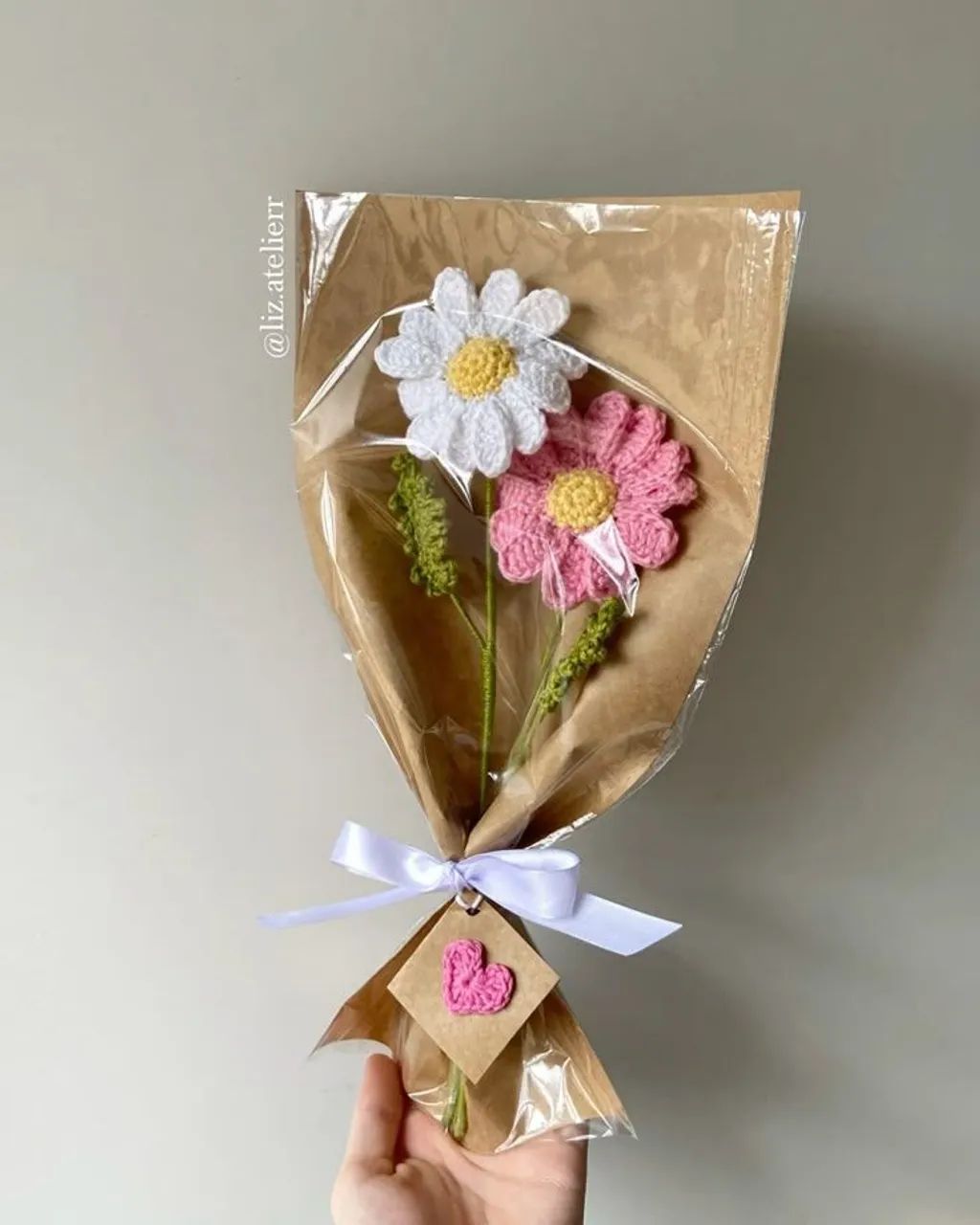 Buquê de Flores de Crochê - Foto 2