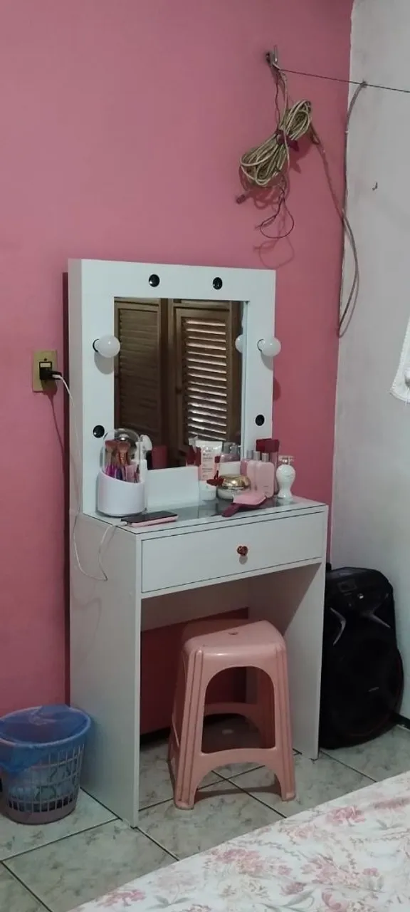 Penteadeira Camarim com Iluminação e Espelho