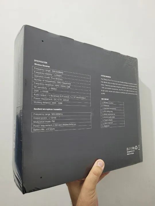 Microfone Sem Fio Profissional Phenyx Pro - Ptu-1u - Novo, na Caixa, Lacrado! - Foto 5