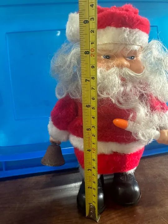 Papai Noel musical no estado (não funciona só decoração) - Foto 2