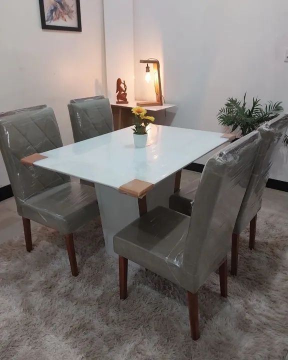 Conjunto Mesa e 4 Cadeiras P.R.O.M.O.Ç.Ã.O - Foto 2