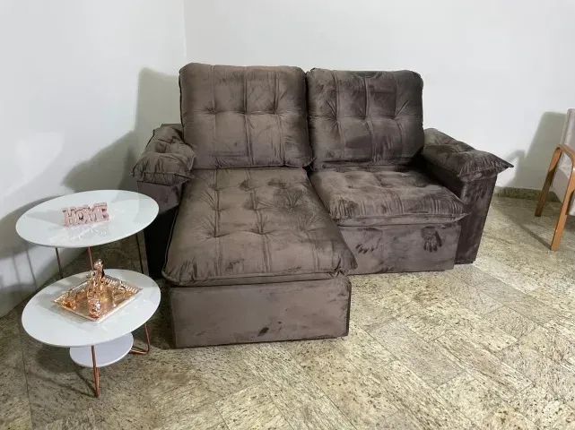 Sofá Retrátil Piacatuba 3 Lugares (2.10m) - Foto 2