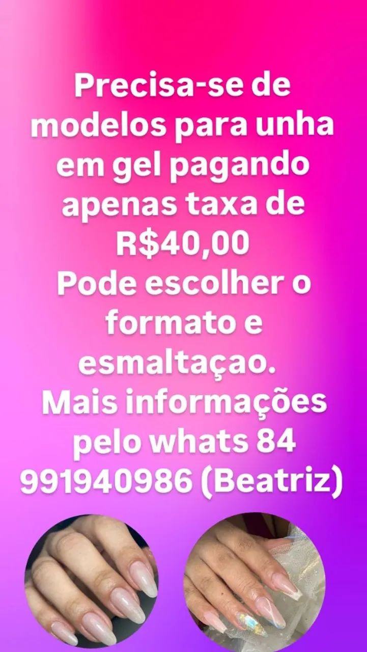 Unha em gel - R$ 40,00 - Foto 2