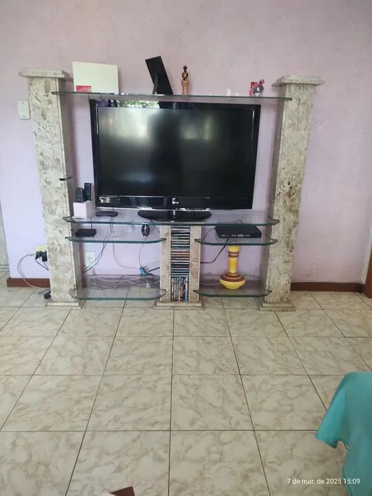 Conjunto de Mesa de TV em Mármore - Foto 2