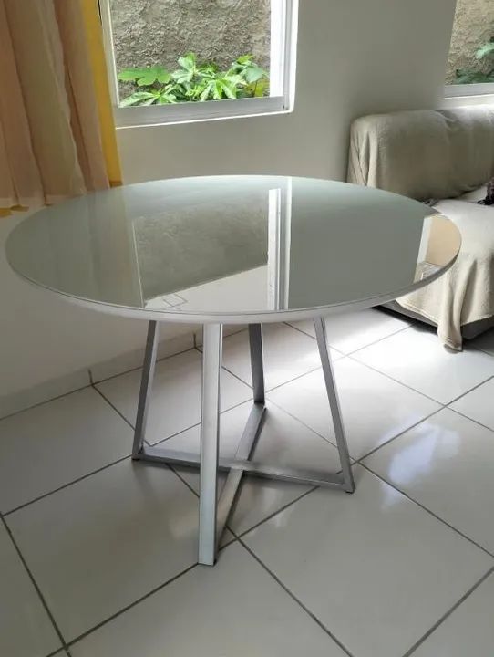 Mesa de vidro redonda ? - Foto 5