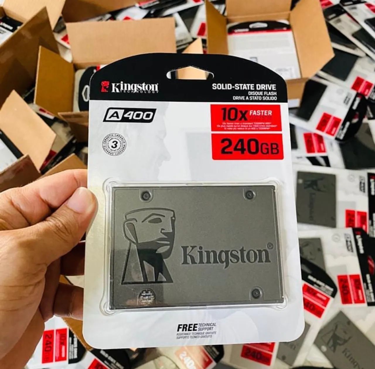 SSD Kingston A400 240GB 10x mais rápido Originais Pronta Entrega Loja Física