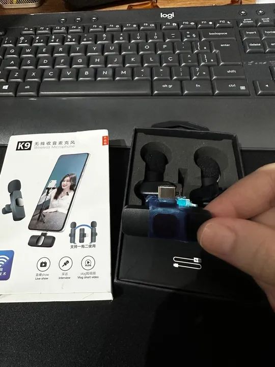 Microfone Sem Fio para Celular - Transmissão Ao Vivo - Foto 4