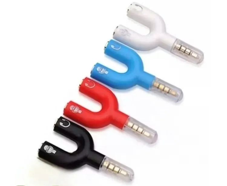 Adaptador P2 para Fone e Microfone (Novo) - Foto 2