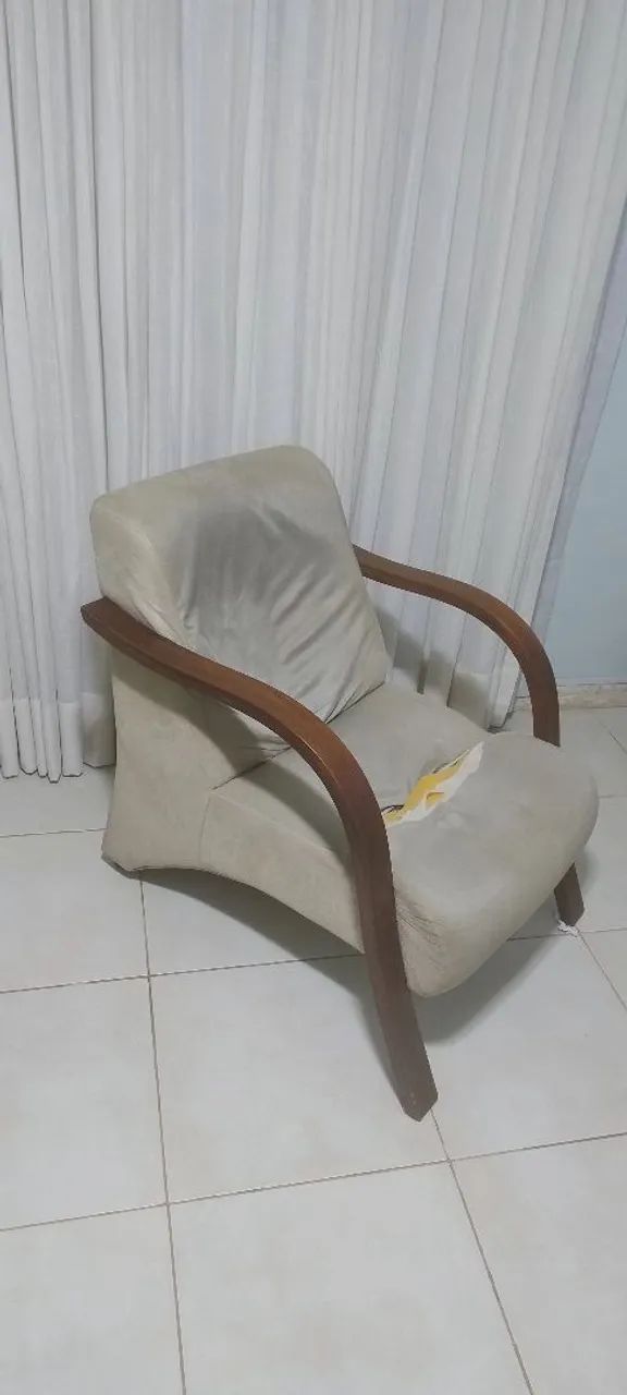 Poltrona para reformar o estofamento 