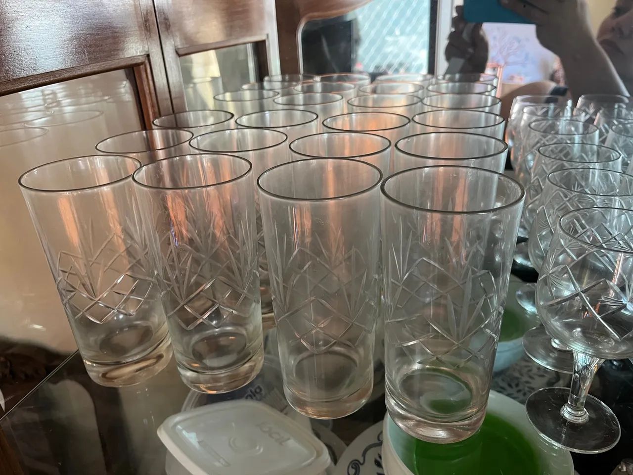 Jogo de Copos de Vidro 53 Peças