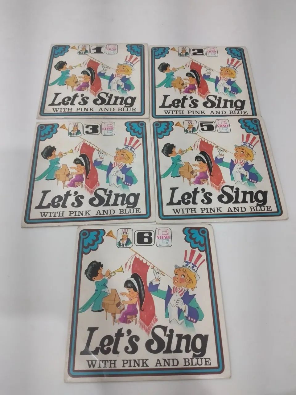 Raro Lote Discos de Vinil Compacto  Let's Sing - Coleção com 5  Vinis - Foto 3