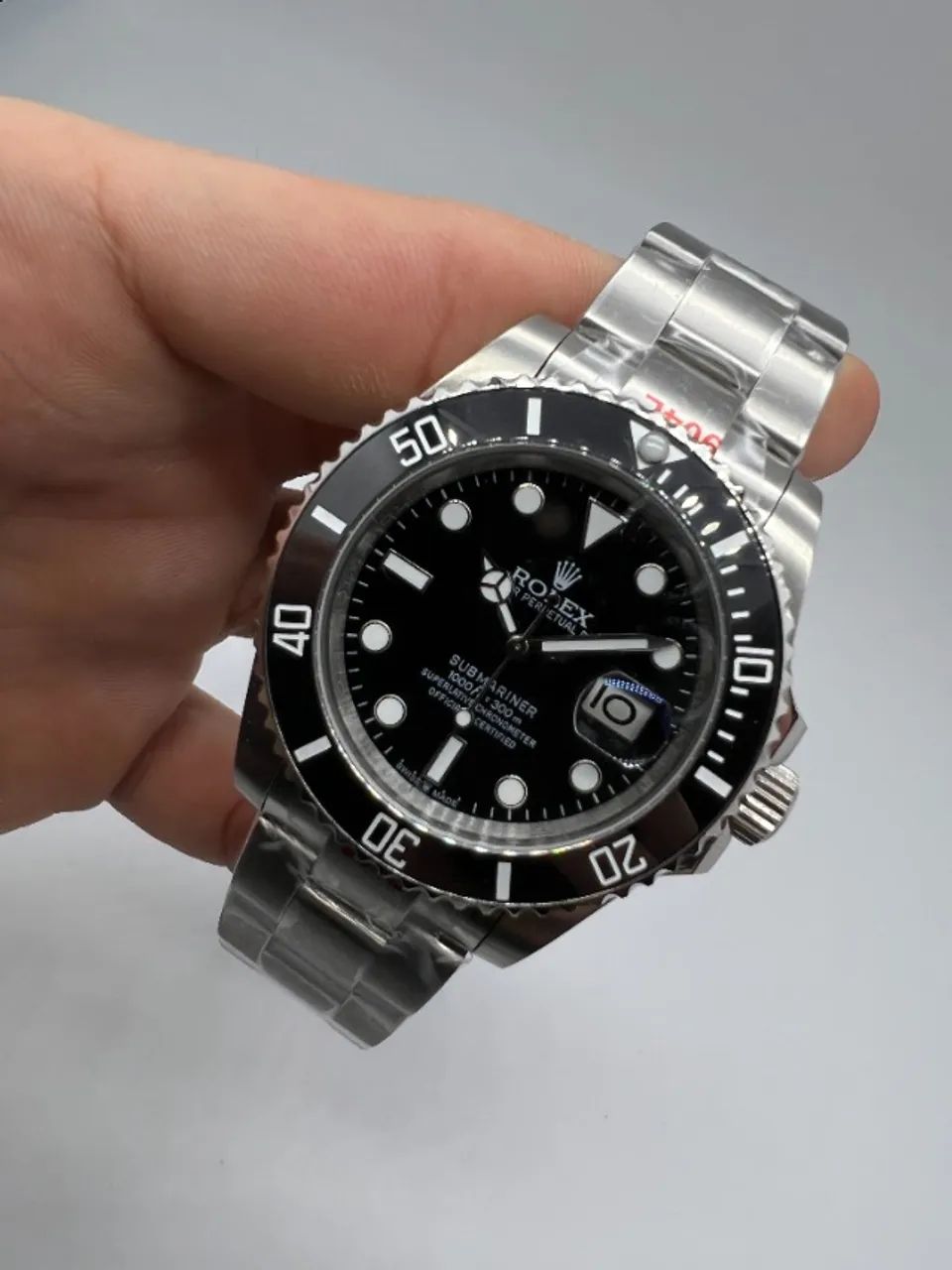 Rolex Submariner Date Prata-Preto