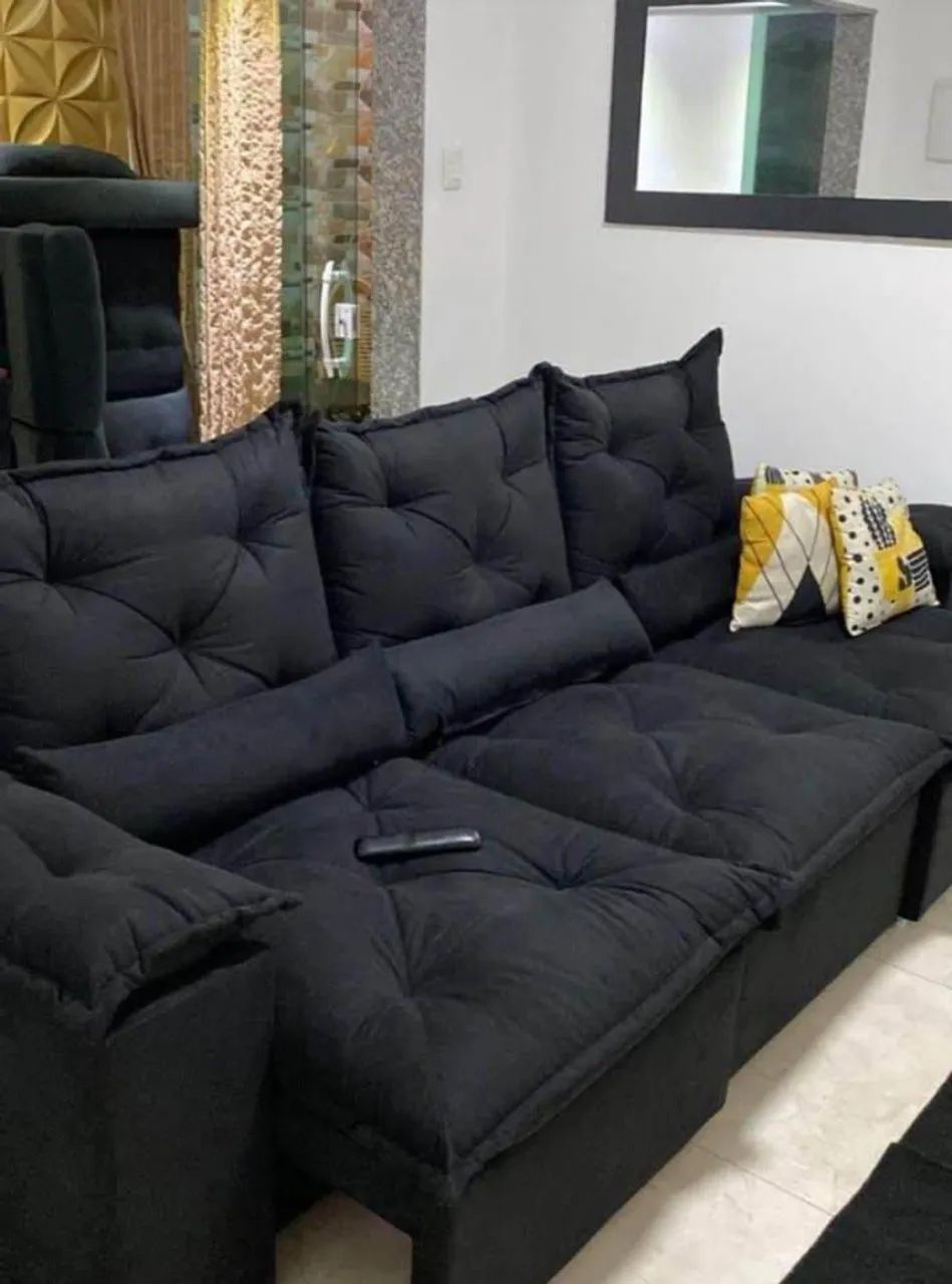 Sofá retrátil confortável e elegante - Foto 2