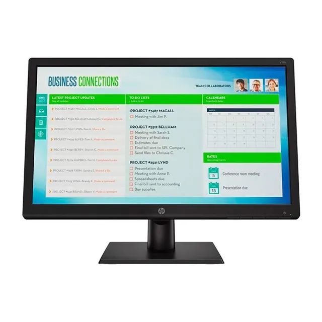 Monitor HP 18.5" Led HD 60Hz 5ms Vesa Widescreen VGA - WZetta - Foto 5
