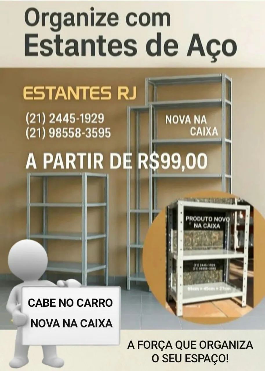 Estantes de Aço