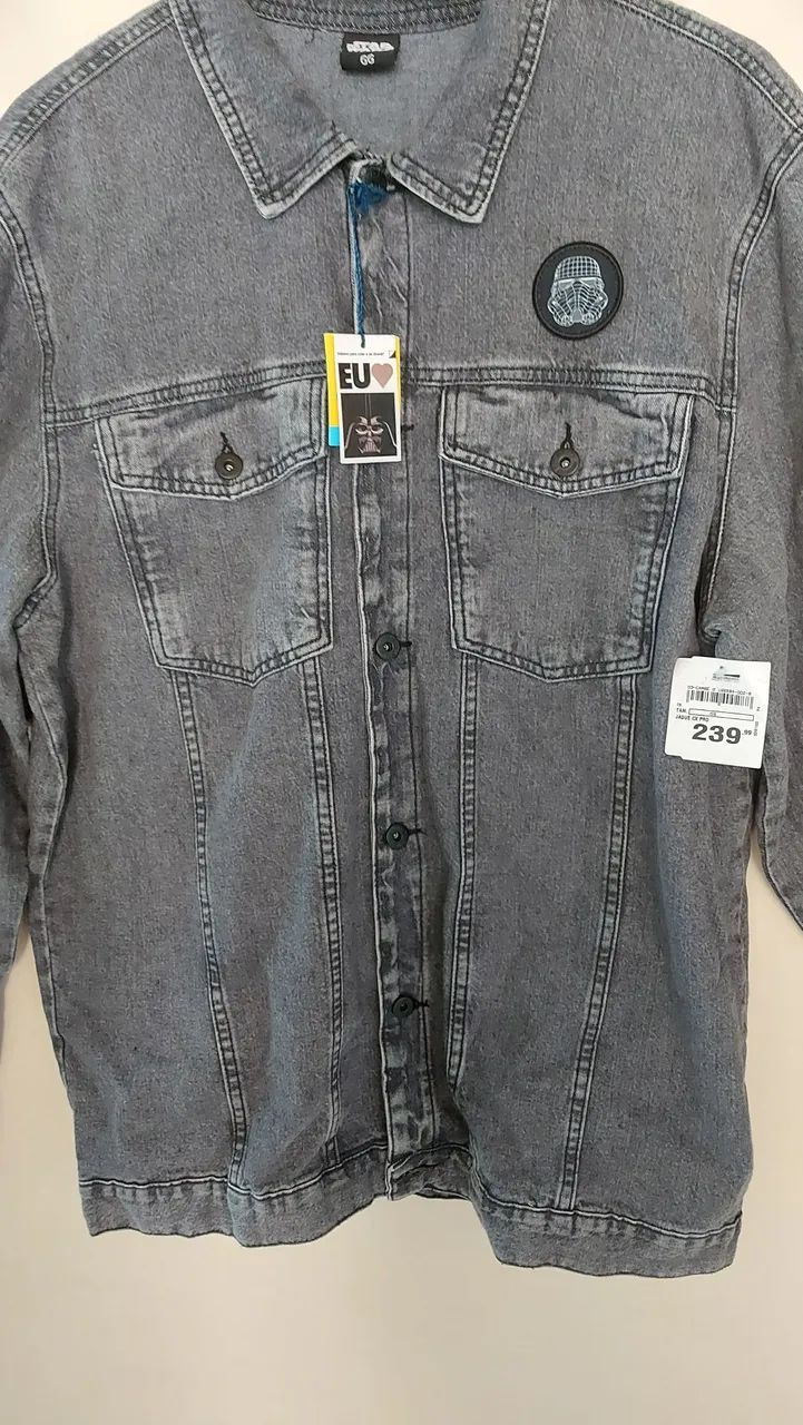 Jaqueta Jeans Star Wars M e GG NOVAS - Foto 3