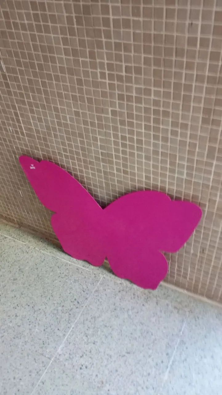 Borboleta de ferro Decorativa para Quarto Infantil - Foto 2