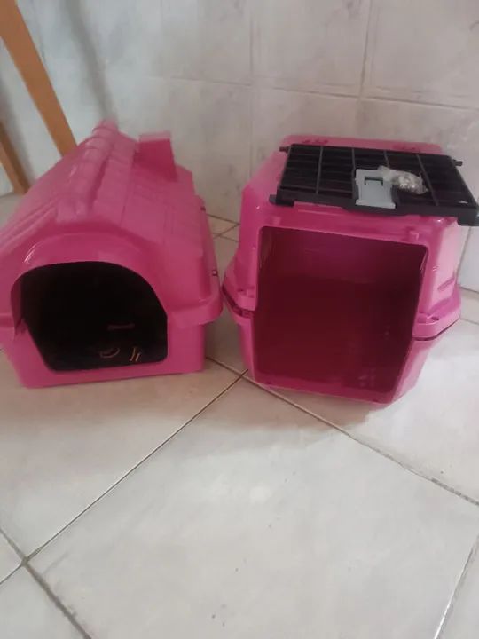Casinha e caixa transporte pet - Foto 3