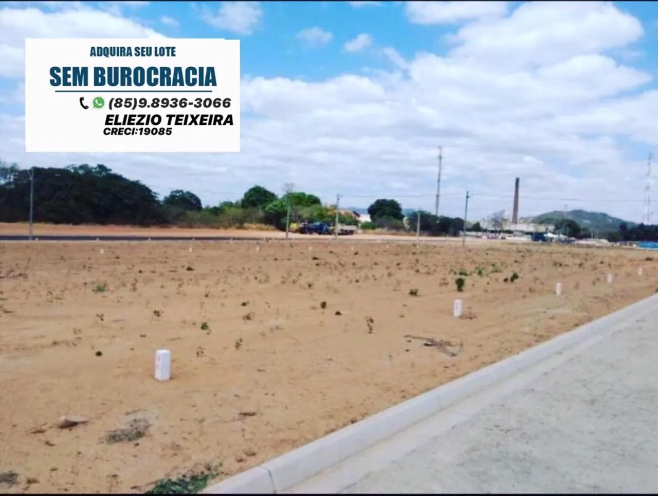 LOTES EM ITAITINGA JÁ PRONTO PARA CONSTRUIR