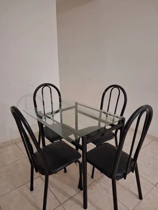 Geladeira Frost free, e mesa de vidro  - Foto 5