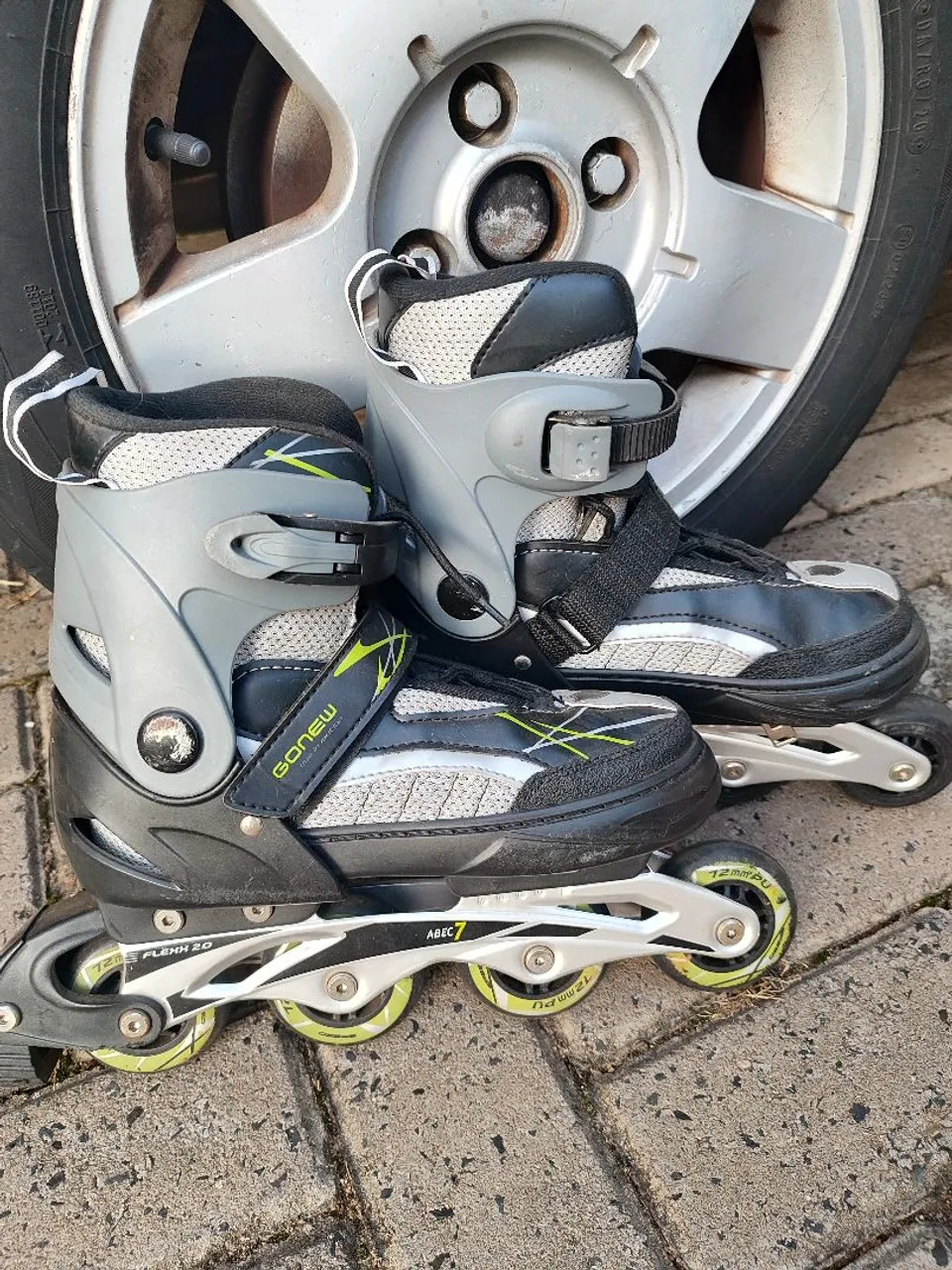 Patins Inline GoNew + Kit de proteção 